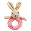 My First Flopsy Bunny Plush Ring Rattles